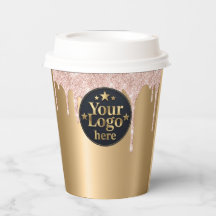 Aangepaste luxe gouden logo zakelijke banner merk