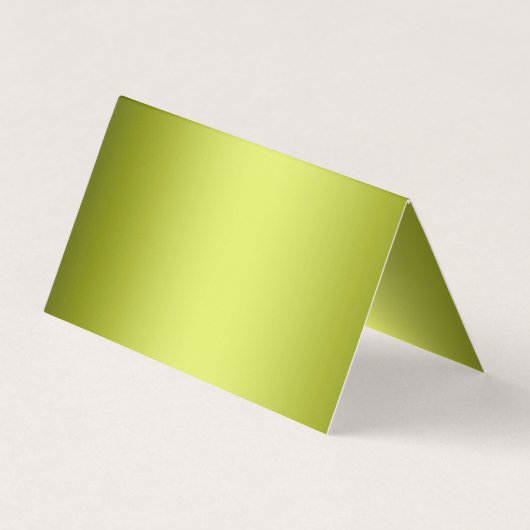 Aangepaste luxe gouden metalen folie visitekaartje (Achterkant)