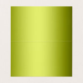 Aangepaste luxe gouden metalen folie visitekaartje (Binnenkant ongevouwen)