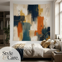 Aangepaste luxe goudnavig abstracte moderne kunst