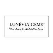Aangepaste Luxe Sieraden Zakelijk Logo slogan Zelfinktende Stempel (Design)