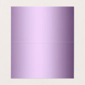 Aangepaste luxe violette metalen folie visitekaartje (Binnenkant ongevouwen)