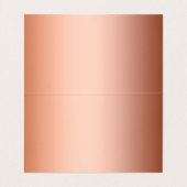 Aangepaste luxebrons metaalfolie visitekaartje (Binnenkant ongevouwen)