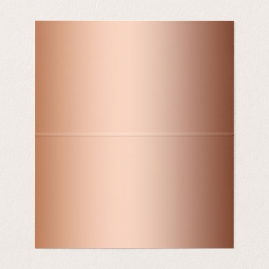 Aangepaste luxebrons metaalfolie visitekaartje (Binnenkant ongevouwen)