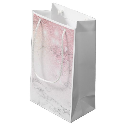 Aangepaste luxemmarmer klein cadeauzakje (Achterkant Gekanteld)