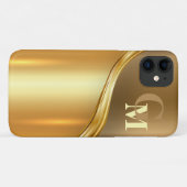 Aangepaste Luxury look Modern Golden Case-Mate iPhone Case (Achterkant (horizontaal))