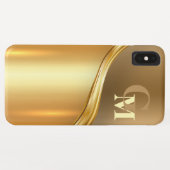 Aangepaste Luxury look Modern Golden Case-Mate iPhone Case (Achterkant (horizontaal))