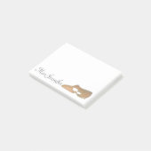 Aangepaste lyrische schoeferaar-leraar post-its post-it® notes (Schuin)