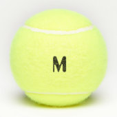 Aangepaste M Monogram Initiaal Algemene Merkloze G Tennisballen (Achterkant)