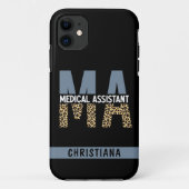 Aangepaste MA Medical Assistant-lade afdrukken Case-Mate iPhone Case (Achterkant)