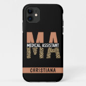 Aangepaste MA Medical Assistant-lade afdrukken Case-Mate iPhone Case (Achterkant)