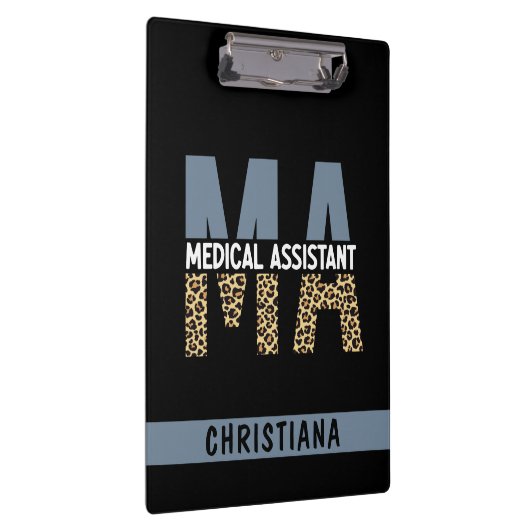 Aangepaste MA Medical Assistant-lade afdrukken Klembord (Rechts)