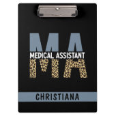 Aangepaste MA Medical Assistant-lade afdrukken Klembord (Voorkant)