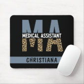 Aangepaste MA Medical Assistant-lade afdrukken Muismat (Met muis)