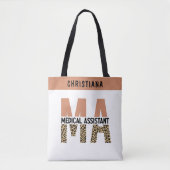Aangepaste MA Medical Assistant-lade afdrukken Tote Bag (Voorkant)