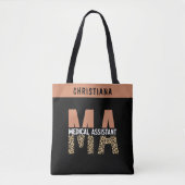 Aangepaste MA Medical Assistant-lade afdrukken Tote Bag (Voorkant)
