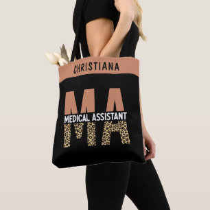 Aangepaste MA Medical Assistant-lade afdrukken Tote Bag