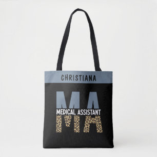 Aangepaste MA Medical Assistant-lade afdrukken Tote Bag