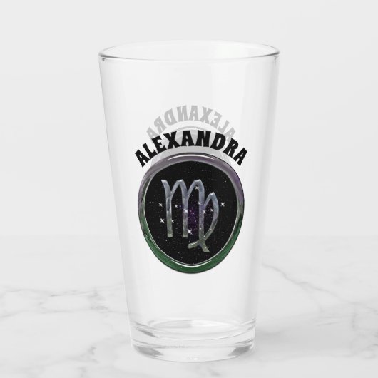 Aangepaste Maagd Glas (Achterkant)