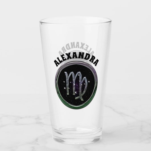 Aangepaste Maagd Glas (Voorkant)