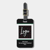 Aangepaste Maak Je Eigen Logo Golf Toernooi Bagagelabel (Voorkant verticaal)