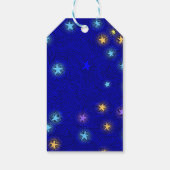 Aangepaste Maan en Sterren Etsing Bedankt Cadeauta Cadeaulabel (Achterkant)