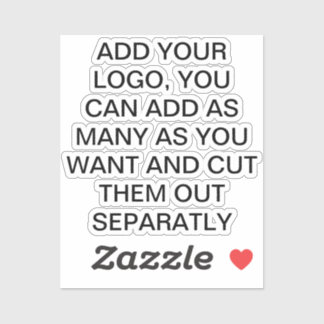 AANGEPASTE MAASWIJDTE ETIKETTERS STICKER