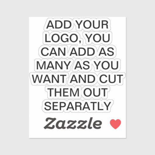 AANGEPASTE MAASWIJDTE ETIKETTERS STICKER (Vel)