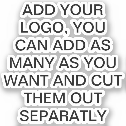 AANGEPASTE MAASWIJDTE ETIKETTERS STICKER (Voorkant)