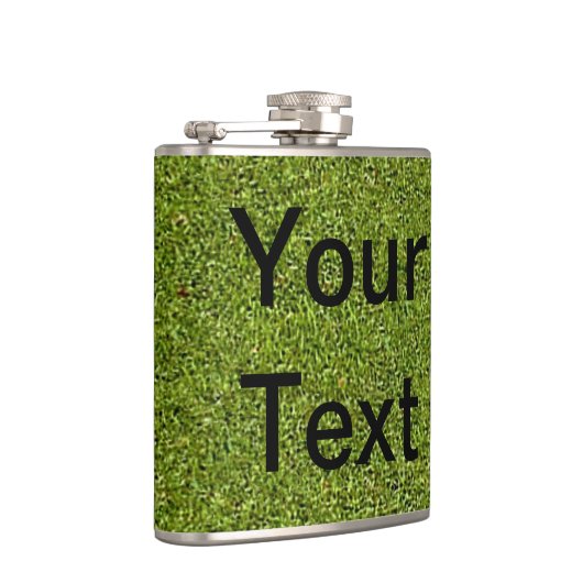 Aangepaste maatkolf met grijze achtergrond heupfles (Rechts)