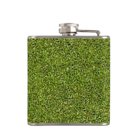 Aangepaste maatkolf met grijze achtergrond heupfles (Achterkant)