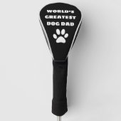 Aangepaste maatstekst van de grootste hond van de golfheadcover (Voorkant)
