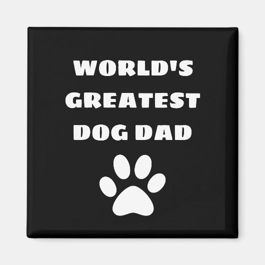 Aangepaste maatstekst van de grootste hond van de  magneet (Voorkant)