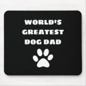 Aangepaste maatstekst van de grootste hond van de muismat (Voorkant)