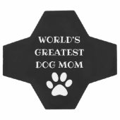Aangepaste maatstekst voor mam van de grootste hon voetbal (Enkel)