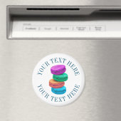 Aangepaste macaronentower met gekleurde magneet (Insitu (Vaatwasser))