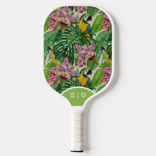 Aangepaste MacAw Orchid Pickleball Paddle (Achterkant)