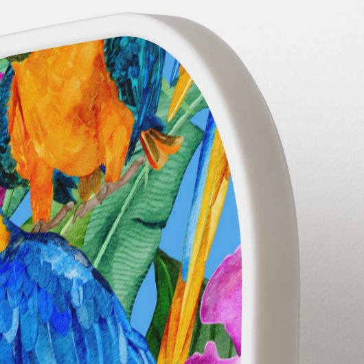 Aangepaste MacAw Orchid Spring Pickleball Paddle (Links Detail)