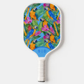 Aangepaste MacAw Orchid Spring Pickleball Paddle (Achterkant)