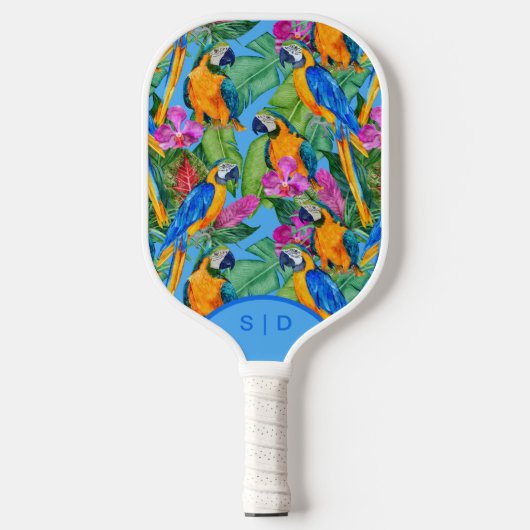Aangepaste MacAw Orchid Spring Pickleball Paddle (Voorkant)