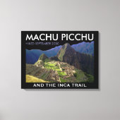 Aangepaste Machu Picchu, Inca Trail Herdenking Canvas Afdruk (Voorkant)