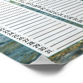 Aangepaste Mackinac-brug Verjaardagskalender Poster (Hoek)