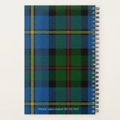 Aangepaste MacLeod Clan Dunvegan Castle Maandelijk Planner (Achterkant)
