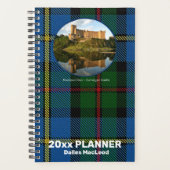 Aangepaste MacLeod Clan Dunvegan Castle Maandelijk Planner (Voorkant)