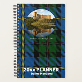Aangepaste MacLeod Clan Dunvegan Castle Maandelijk Planner