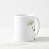 aangepaste madelief gepersonaliseerd chic koffiemok (Voorkant rechts)