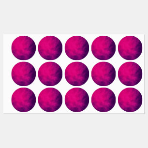 Aangepaste Magenta Gradiënt Labels