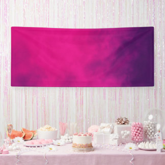 Aangepaste magenta kleurverloop banner