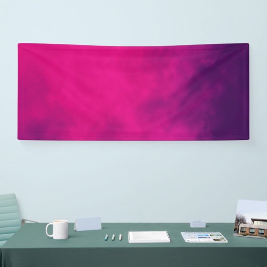 Aangepaste magenta verloopbanner spandoek (Beurs)
