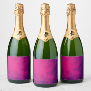 Aangepaste Magenta Wijnfles Labels Sparkling Wijnetiket
